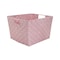 Simplify Storage Bin, Plastic, Pink, 13 in H, 15 in W, 13 in L 26241-ROSEQUARTZ - alternate 1
